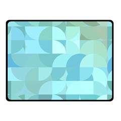 Geometric Ocean  Double Sided Fleece Blanket (small)  by ConteMonfrey