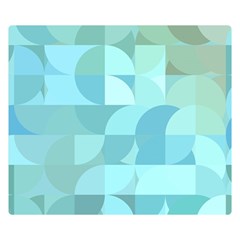 Geometric Ocean  Double Sided Flano Blanket (small)  by ConteMonfrey