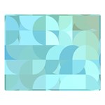 Geometric Ocean  Double Sided Flano Blanket (Large)  80 x60  Blanket Front