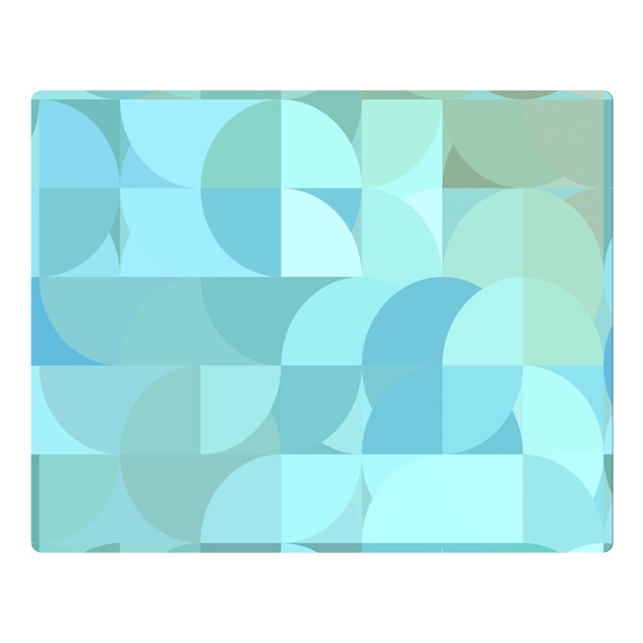 Geometric Ocean  Double Sided Flano Blanket (Large) 