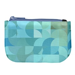 Geometric Ocean  Large Coin Purse by ConteMonfrey