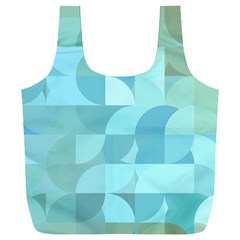 Geometric Ocean  Full Print Recycle Bag (xxl) by ConteMonfrey