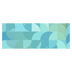 Geometric Ocean  Banner And Sign 8  X 3 