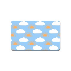 Sun And Clouds   Magnet (name Card) by ConteMonfrey