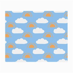 Sun And Clouds   Small Glasses Cloth