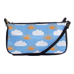 Sun And Clouds   Shoulder Clutch Bag by ConteMonfrey