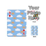 Sun And Clouds   Playing Cards 54 Designs (Mini) Front - Diamond9