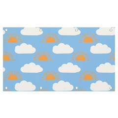 Sun And Clouds   Banner And Sign 7  X 4  by ConteMonfrey