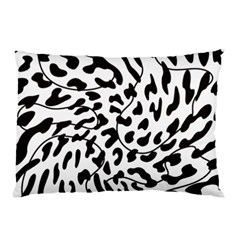 Leopard Print Black And White Pillow Case (two Sides) by ConteMonfrey