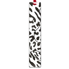 Leopard Print Black And White Large Book Marks by ConteMonfrey