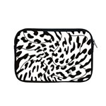 Leopard Print black and white Apple MacBook Pro 15  Zipper Case Front