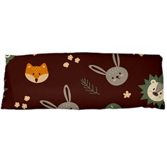 Rabbits, Owls And Cute Little Porcupines  Body Pillow Case Dakimakura (two Sides) by ConteMonfrey