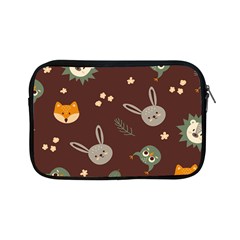 Rabbits, Owls And Cute Little Porcupines  Apple Ipad Mini Zipper Cases by ConteMonfrey