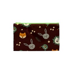 Rabbits, Owls And Cute Little Porcupines  Cosmetic Bag (xs) by ConteMonfrey