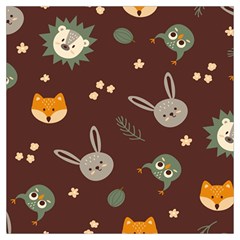 Rabbits, Owls And Cute Little Porcupines  Lightweight Scarf  by ConteMonfrey