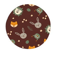 Rabbits, Owls And Cute Little Porcupines  Mini Round Pill Box (pack Of 3) by ConteMonfrey