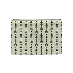 Black And Grey Arrows Cosmetic Bag (medium) by ConteMonfrey