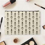 Black And Grey Arrows Cosmetic Bag (Large) Back