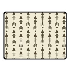 Black And Grey Arrows Fleece Blanket (small) by ConteMonfrey