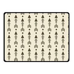 Black And Grey Arrows Double Sided Fleece Blanket (small)  by ConteMonfrey