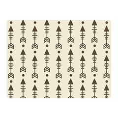 Black And Grey Arrows Double Sided Flano Blanket (mini)  by ConteMonfrey