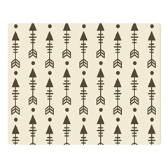 Black And Grey Arrows Double Sided Flano Blanket (large)  by ConteMonfrey