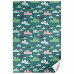 Llama Clouds  Canvas 24  X 36  by ConteMonfrey