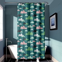 Llama Clouds  Shower Curtain 36  X 72  (stall)  by ConteMonfrey