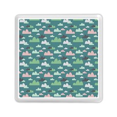 Llama Clouds  Memory Card Reader (square) by ConteMonfrey