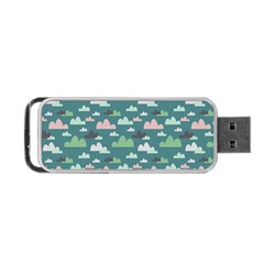 Llama Clouds  Portable Usb Flash (one Side) by ConteMonfrey