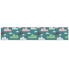 Llama Clouds  Large Flano Scarf  by ConteMonfrey