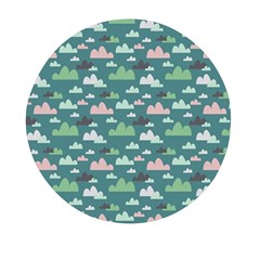 Llama Clouds  Mini Round Pill Box by ConteMonfrey