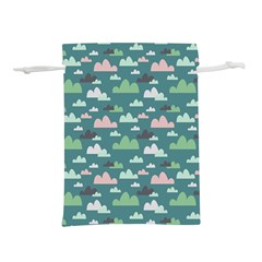 Llama Clouds  Lightweight Drawstring Pouch (s) by ConteMonfrey