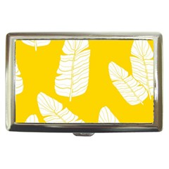 Yellow Banana Leaves Cigarette Money Case by ConteMonfrey