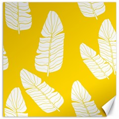 Yellow Banana Leaves Canvas 20  X 20  by ConteMonfrey