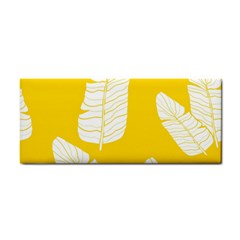 Yellow Banana Leaves Hand Towel by ConteMonfrey