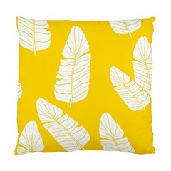 Yellow Banana Leaves Standard Cushion Case (one Side) by ConteMonfrey