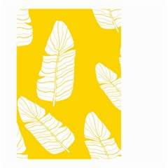 Yellow Banana Leaves Small Garden Flag (two Sides) by ConteMonfrey