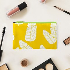 Yellow Banana Leaves Cosmetic Bag (xs) by ConteMonfrey