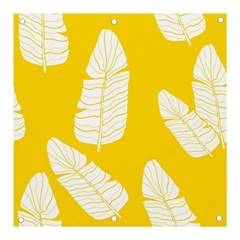 Yellow Banana Leaves Banner And Sign 3  X 3  by ConteMonfrey