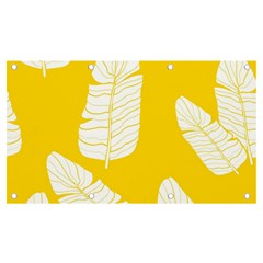 Yellow Banana Leaves Banner And Sign 7  X 4 