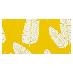 Yellow Banana Leaves Banner And Sign 8  X 4 