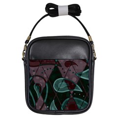 Background Pattern Texture Design Girls Sling Bag