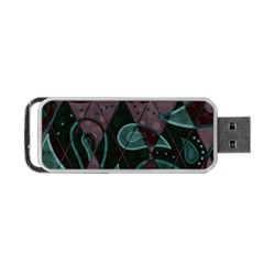 Background Pattern Texture Design Portable Usb Flash (two Sides) by danenraven