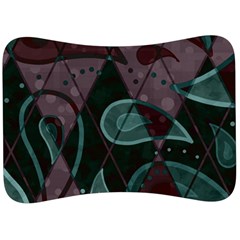 Background Pattern Texture Design Velour Seat Head Rest Cushion by danenraven