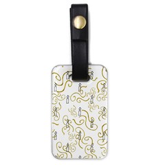 Illustration Candles Candle Fire Light Ceremonial Luggage Tag (one Side) by danenraven