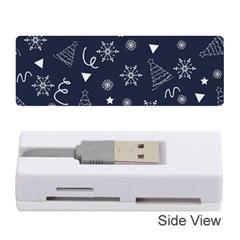 Illustration Christmas Tree Christmas Snow Memory Card Reader (stick) by danenraven