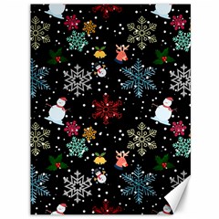 Illustration Xmas Christmas Thanks Giving Pattern Canvas 36  X 48  by danenraven