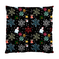 Illustration Xmas Christmas Thanks Giving Pattern Standard Cushion Case (one Side) by danenraven