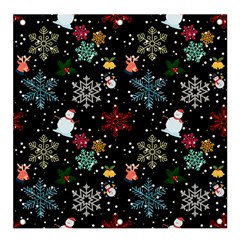 Illustration Xmas Christmas Thanks Giving Pattern Banner And Sign 4  X 4  by danenraven